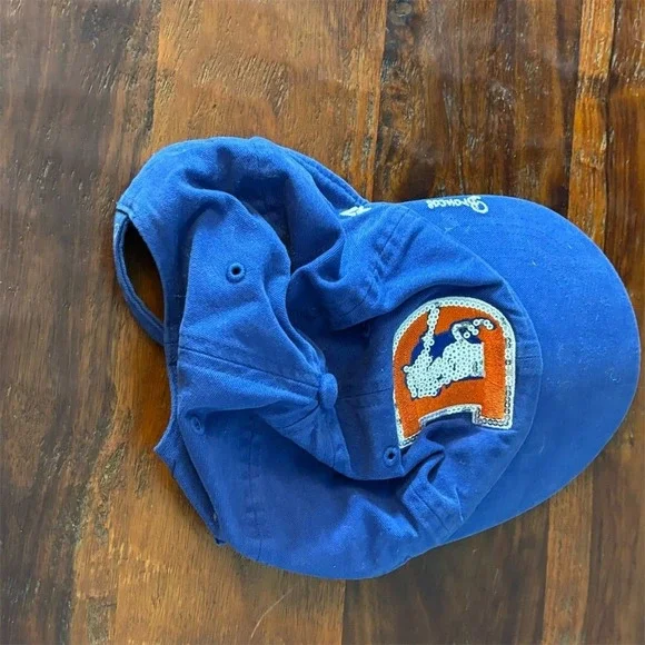 Denver Broncos Women's Adjustable Blue Cap 47 Brand NFL Hat - Picture 9 of 9
